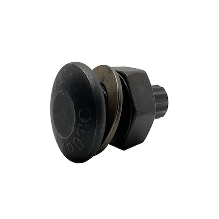 Suburban Bolt And Supply Grade A490, 1-1/8"-7 Structural Bolt, Plain Alloy Steel, 5 in L A0351080500TCA490